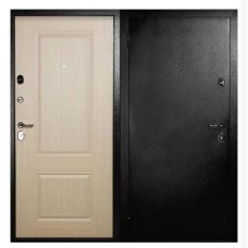 Дверь металлическая СД7 металл антик темно-коричневый/мет 960х2050, левая