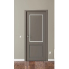 Дверное полотно Айрин FG 2 70x200 сатинат софт грей гладкий