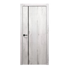 Дверное полотно Grafica/ECO 3-лакобель черный 2000x800 РС