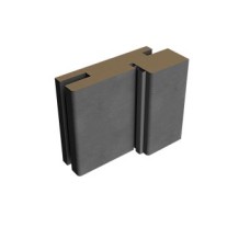 Коробка телескопическая с уплотнителем 70х28х2070 бетон темный