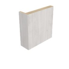 Наличник плоский телескопический 24х70х2150 Soft Touch жемчужный