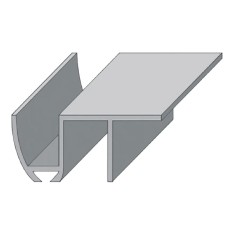 Направляющая RENZ для раздвижных  дверей П-образная  INN1 (1м)
