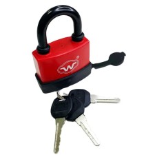 Замок навесной VЕTTORE HG377 Red/Black влагозащитный 3ключа Красный/Черный