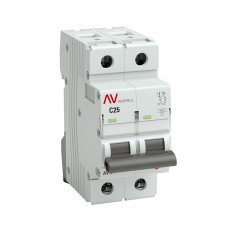 Автоматический выключатель EKF AVERES AV-6 2P 25A(C) 6kA