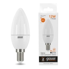 Лампа Gauss LED Elementary Candle 12W E14 3000K свеча