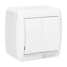 Выключатель Владивосток 2кл 10А IP54 серый EKF PROxima