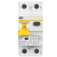 Авт.выкл АВДТ 32 С20 30мА диф.тока ИЭК