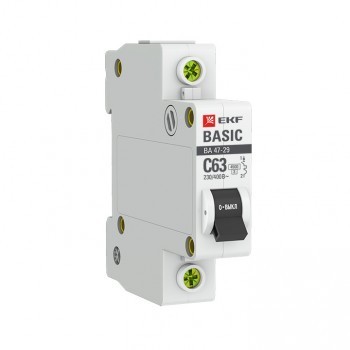 Выключатель EKF Basic 1P 32A(C) BA47-29
