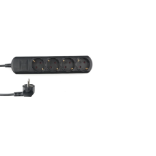 Удлинитель Power Cube 5м 4р 16А с/з б/выкл черн.графит