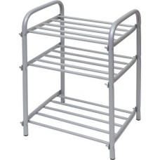 Этажерка Ника Комфорт 1 500х330х450 3-х ярусная серебро ЭТК 1