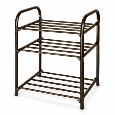 Этажерка Ника Комфорт 1 500х330х450 3-х ярусный, медный антик ЭТК 1