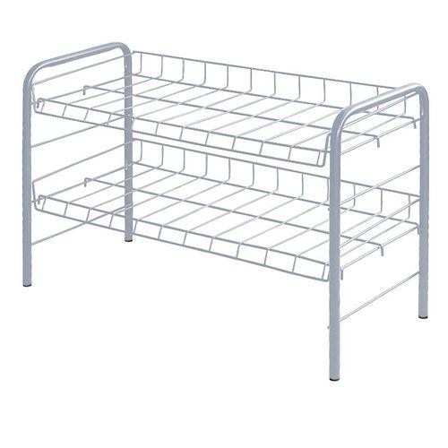 Этажерка 3 для обуви 2 полки 435х660х300 серебро ЭТ3