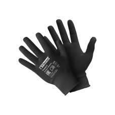 Перчатки для сборочных работ Fiberon PR-BP022 полиэстеровые черные