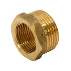 Футорка 1/2" - 3/8" нар/вн резьба латунь LEXLINE