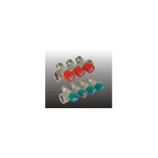 Коллектор 3/4"x1/2" наружный с регулировочными вентилями FRAP 3 выхода