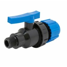 Кран шаровой обж.нар 25-3/4 ПЭ PN16 ТПК-АКВА