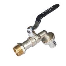 Кран вода 1/2" с носиком руч. PN15 SANTREK Aqua Base