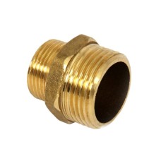 Ниппель переходной 1 1/2" - 1 1/4" наружная/наружная латунь LEXLINE