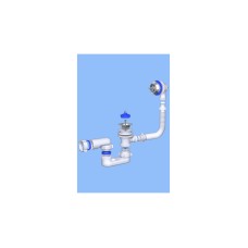 Обвязка для ванны 1 1/2"x40 с выпуском и переливом плоский Ani Е050 АНИ пласт