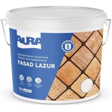 Антисептик Aura Fasad Lazur орех 9л