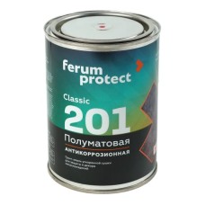 Грунт-эмаль 3в1 Ferumprotect-201 шоколад 0,9кг