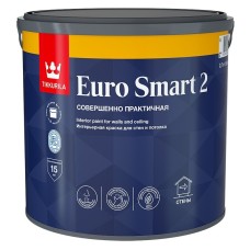 Краска интерьерная Tikkurila EURO SMART 2 VVA гл/мат 9л