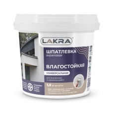 Шпатлевка акрил Лакра фасадная 1.5кг