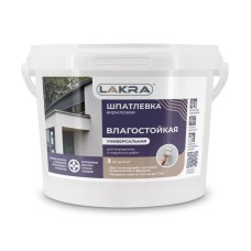 Шпатлевка акриловая Лакра фасадная 3кг