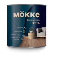 Эмаль для пола ПФ-266 MOKKE серый гл. 1,8кг