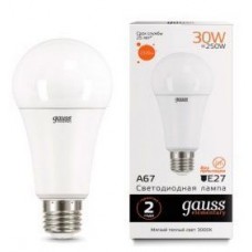 Лампа Gauss LED Elementary A67 30W E27 3000K