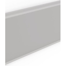 Плинтус напольный из ПВХ Идеал Дюра прям.80 002 св.-сер.2,2м