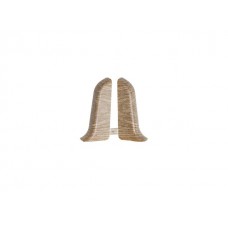 Заглушка правая+левая для плинтуса ПВХ Royce 80мм 310 Дуб вояж