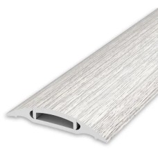 Порог Идеал с монтажным каналом 36мм 1,6м Ясень серый