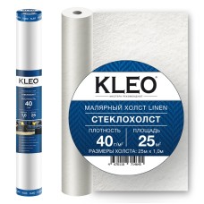 Стеклохолст малярный KLEO LINEN 40 1x25м