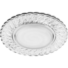 Светильник Feron CD4021 15W SMD 4000K GX53 прозрачный хром 29474