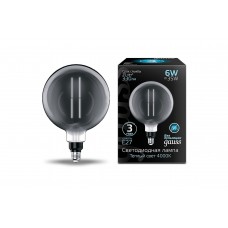 Лампа Gauss LED Filament G200 6W E27 4000K gray streight