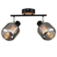 Спот Escada 10177/2A E14х40W Black/Chrome/Wood