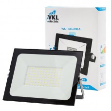 Прожектор LED VLF7-100-6500-B черн IP65 VKL electric