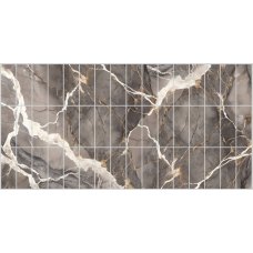 Панель декор.ПВХ вертикаль 48.5х96 Каштан