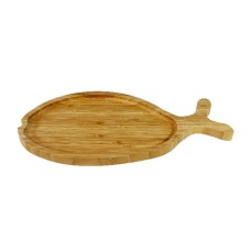 Блюдо бамбук Рыбка 34х15см 357