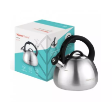 Чайник со свистком Tommaso 2,5 стальной/графит