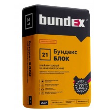 Клей монтажный Bundex Блок 25 кг