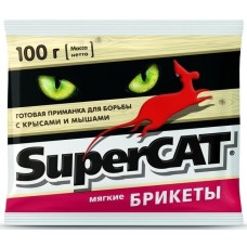 Родентицид Super-CAT мягкий брикет 100 г N50