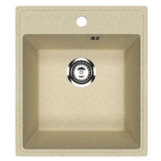 Мойкa УЛЬТРА ML-GMU02 425*485 бежевый камень