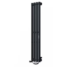 Полотенцесушитель электрический Style 4 Pro 120/18 скр.монт.R/L черный муар