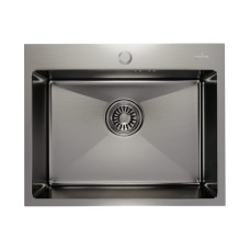 Мойка из нержавеющей стали Mixline Pro 53x43 черный графит НАНО
