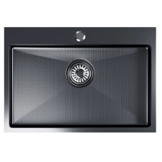 Мойка из нержавеющей стали Mixline Pro 65x45 черный графит