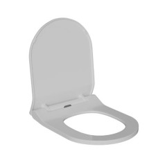 Сиденье д/унитаза WAVE ALEO м/л дюропласт. белый гл.