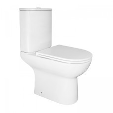 Унитаз-компакт Azario Kano 370x630x800 безободковый с микролифтом