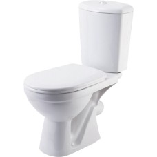Унитаз-компакт Комфорт Rosa белый, с нижним подводом, 2 кнопки